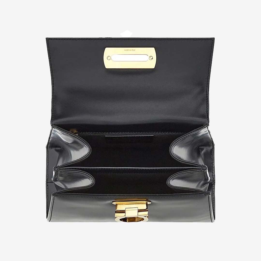 BOLSO FERRAGAMO DAMA NEGRO CUERO (749021-212193)