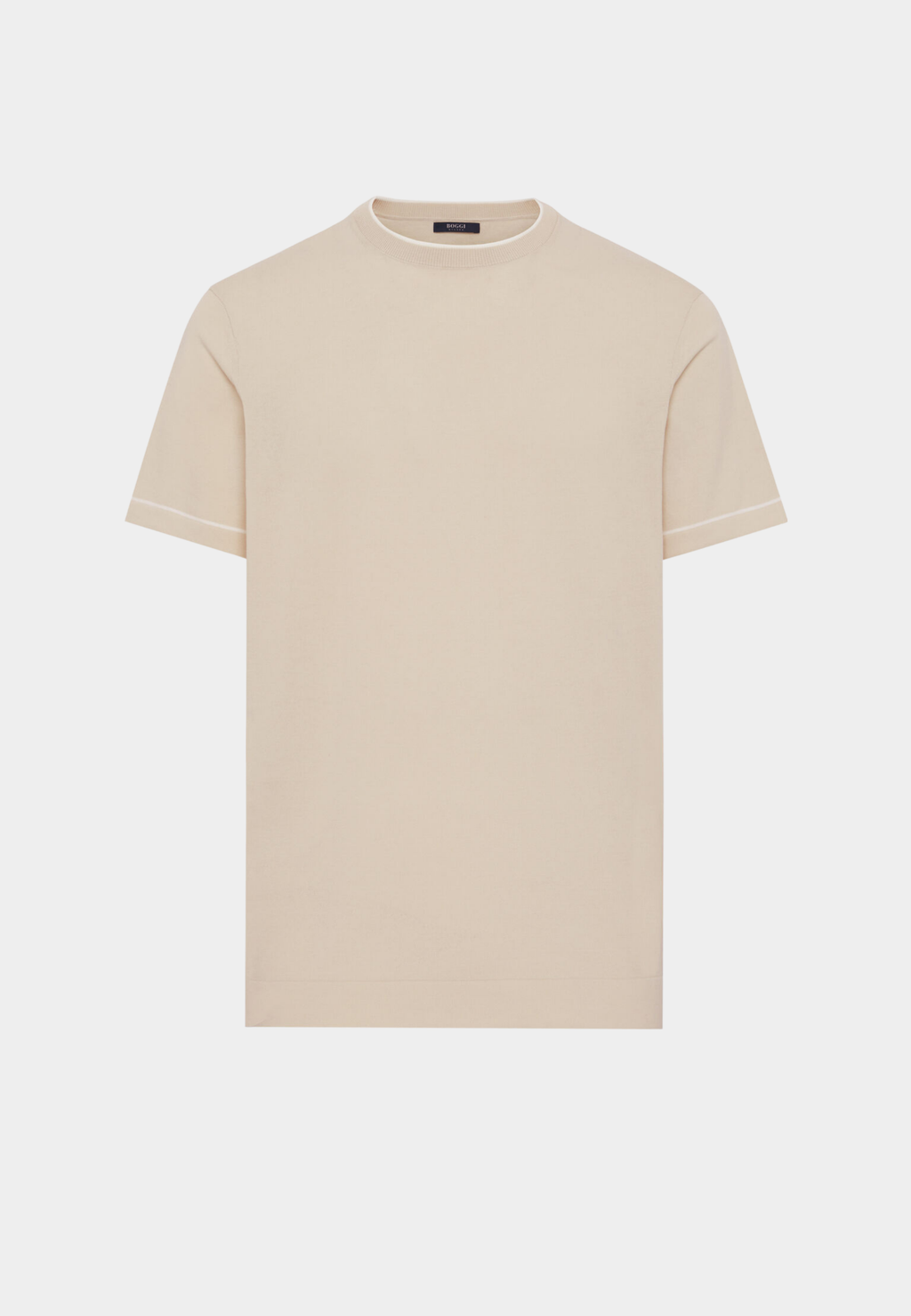 CAMISETA-TSHIRT BOGGI BEIGE ALGODON (24P043503)