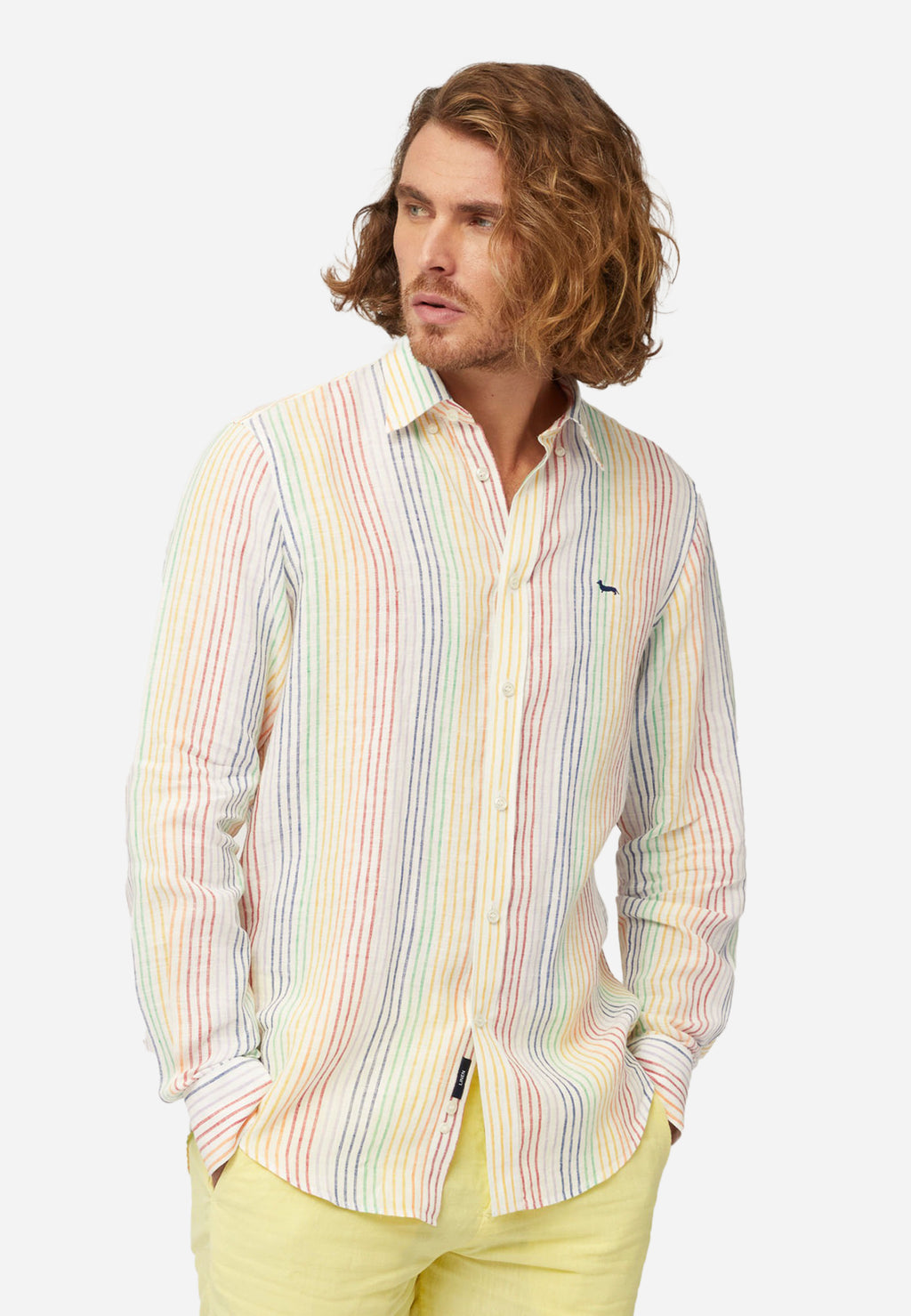 Camisa De Rayas Hombre H&B.