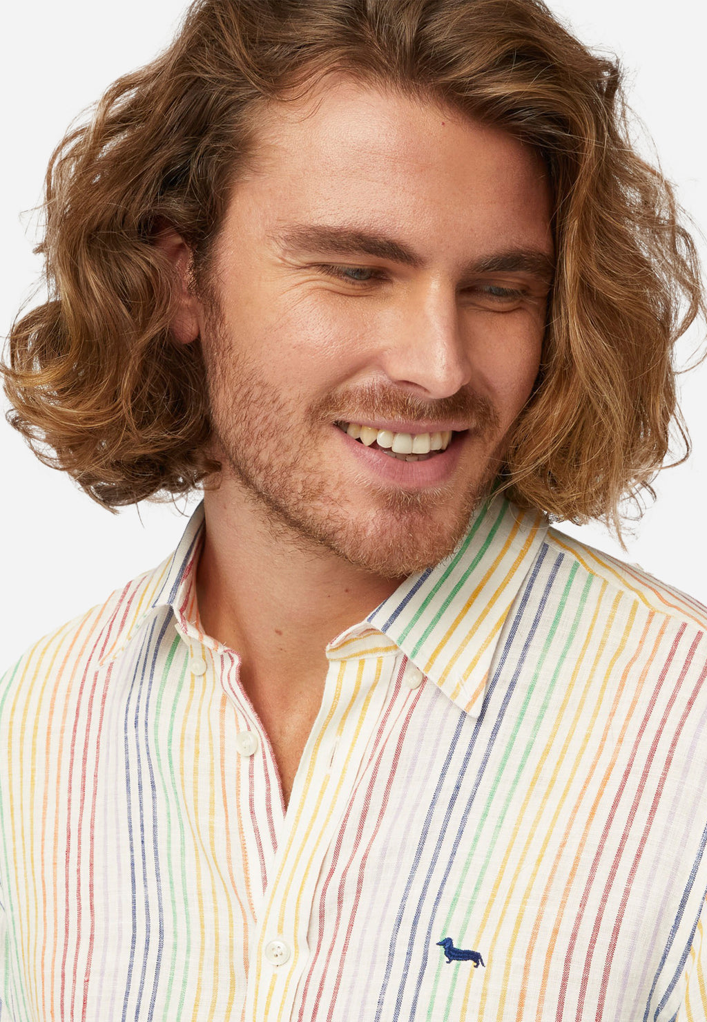 Camisa De Rayas Hombre H&B.