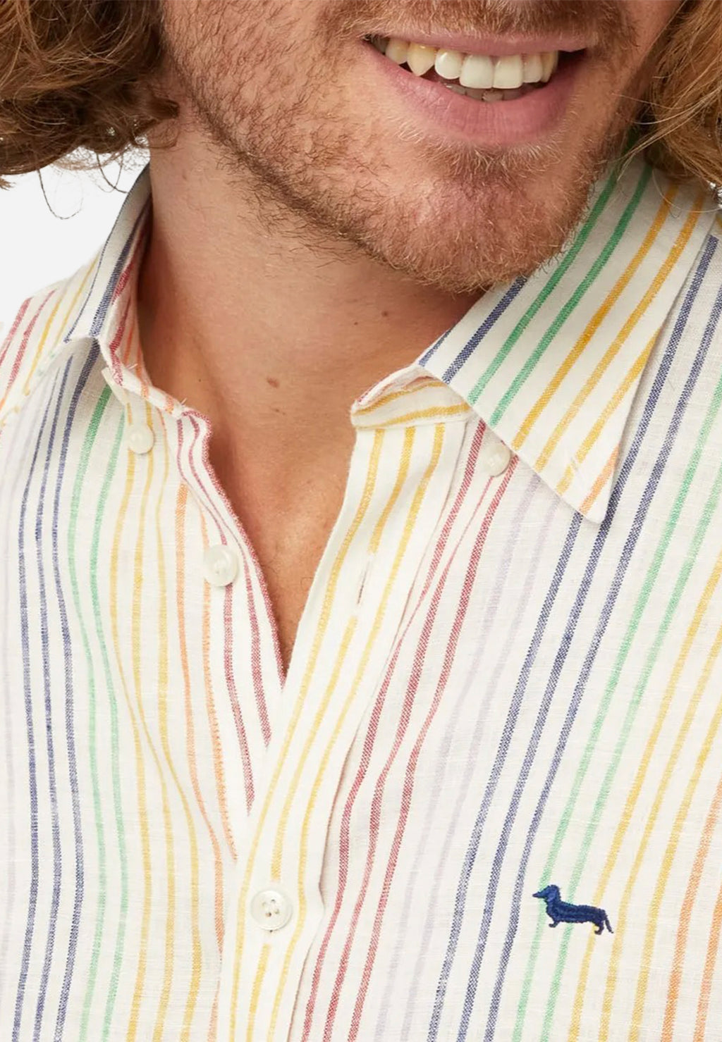 Camisa De Rayas Hombre H&B.