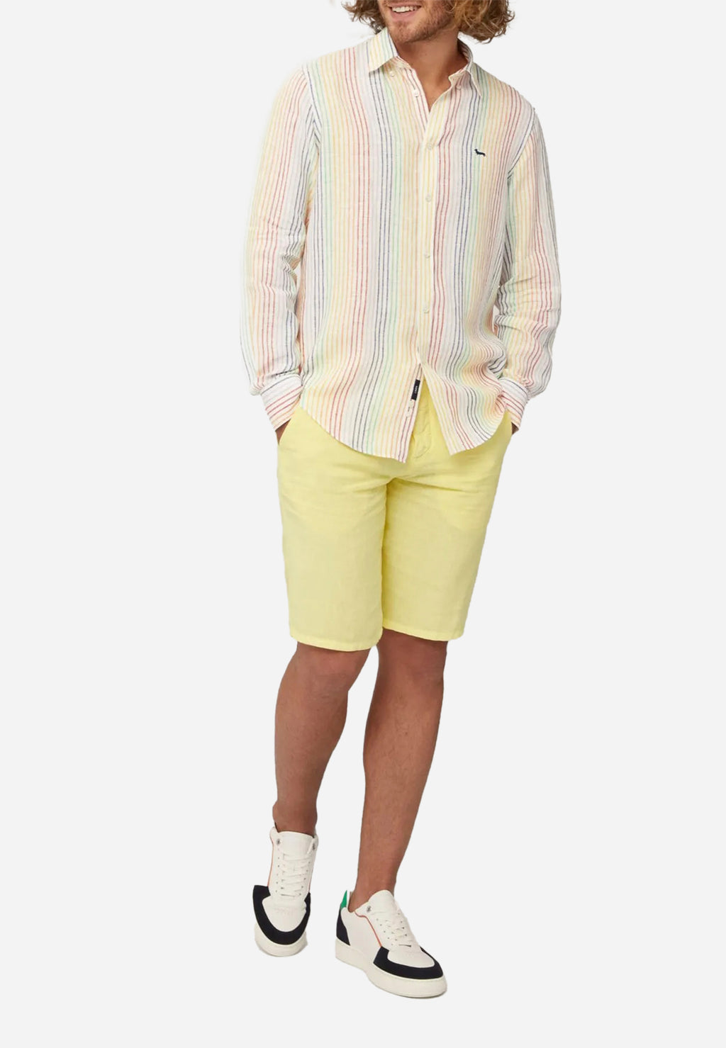 Camisa De Rayas Hombre H&B.