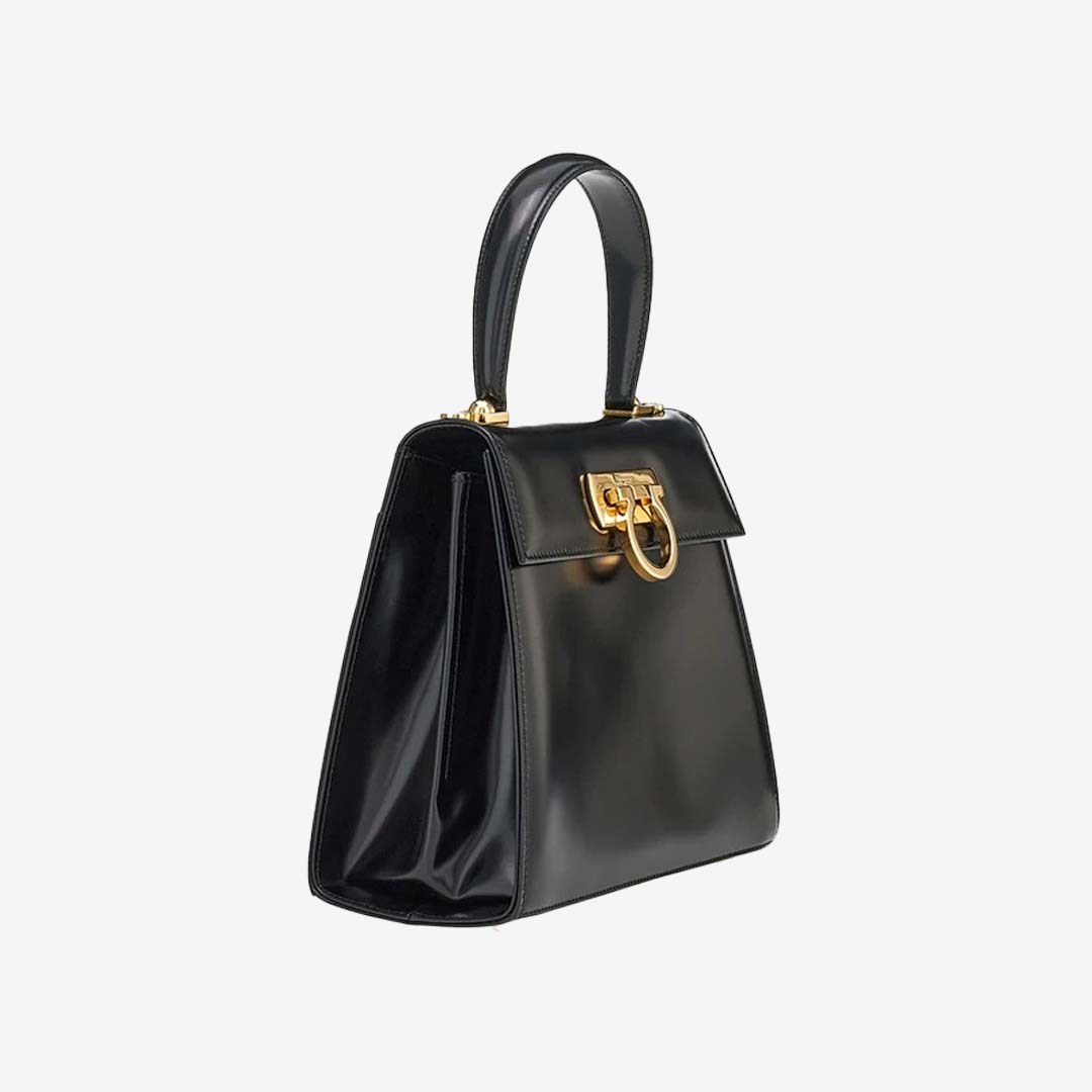 BOLSO FERRAGAMO DAMA NEGRO CUERO (749021-212193)