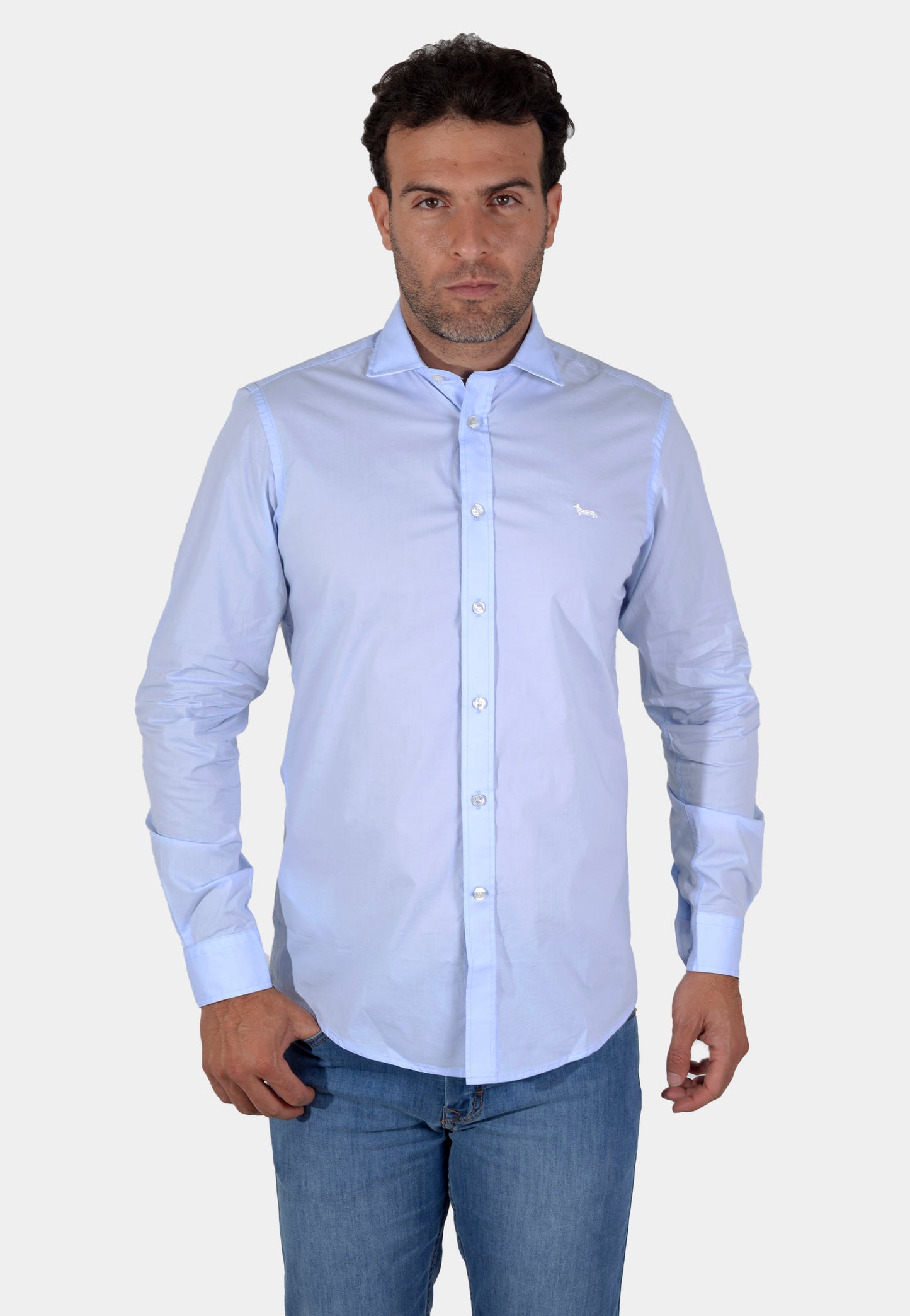 CAMISA HARMONT AZUL ALGODON (CNK011012523I-810)