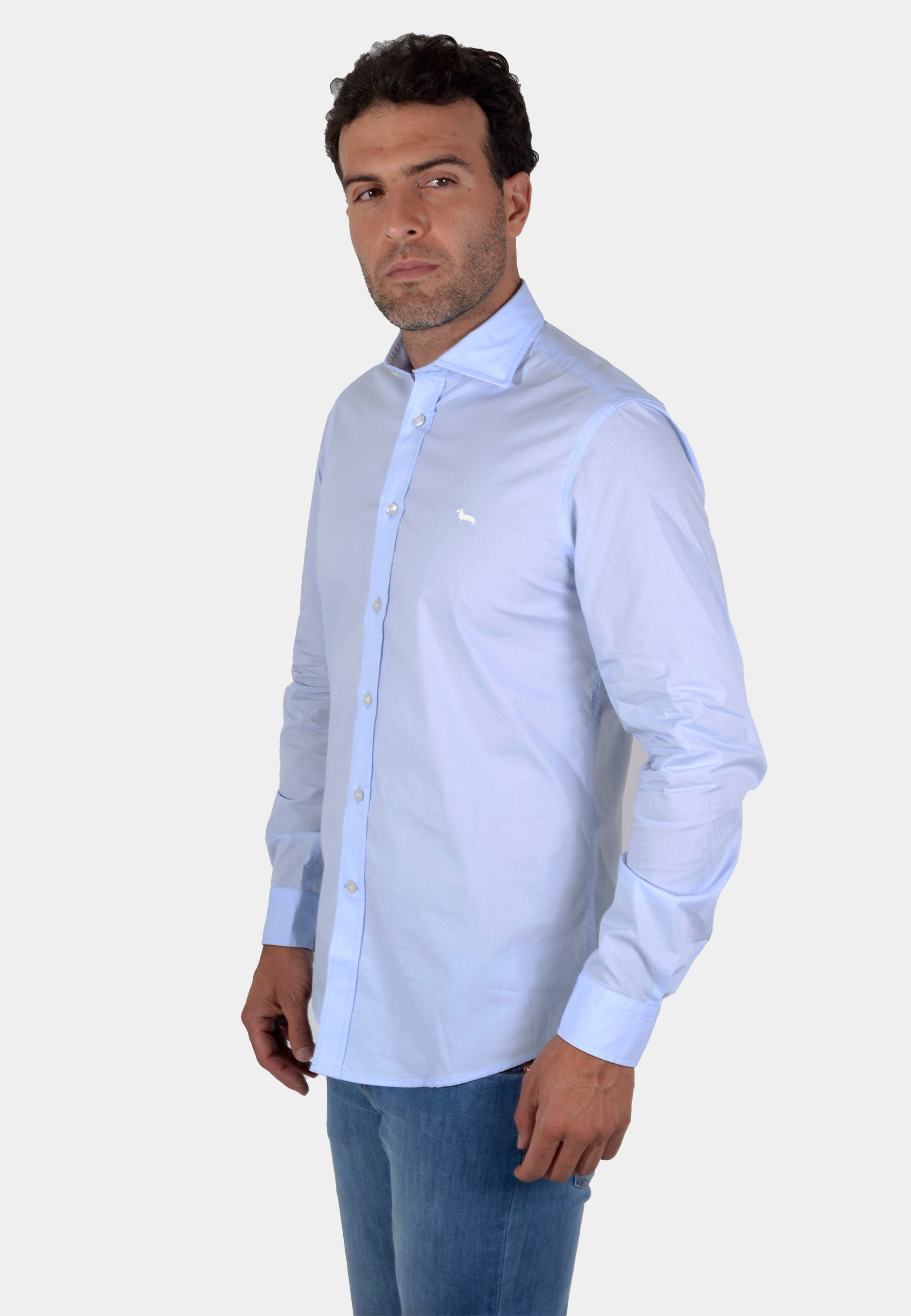 Camisa Hombre Celeste H&B