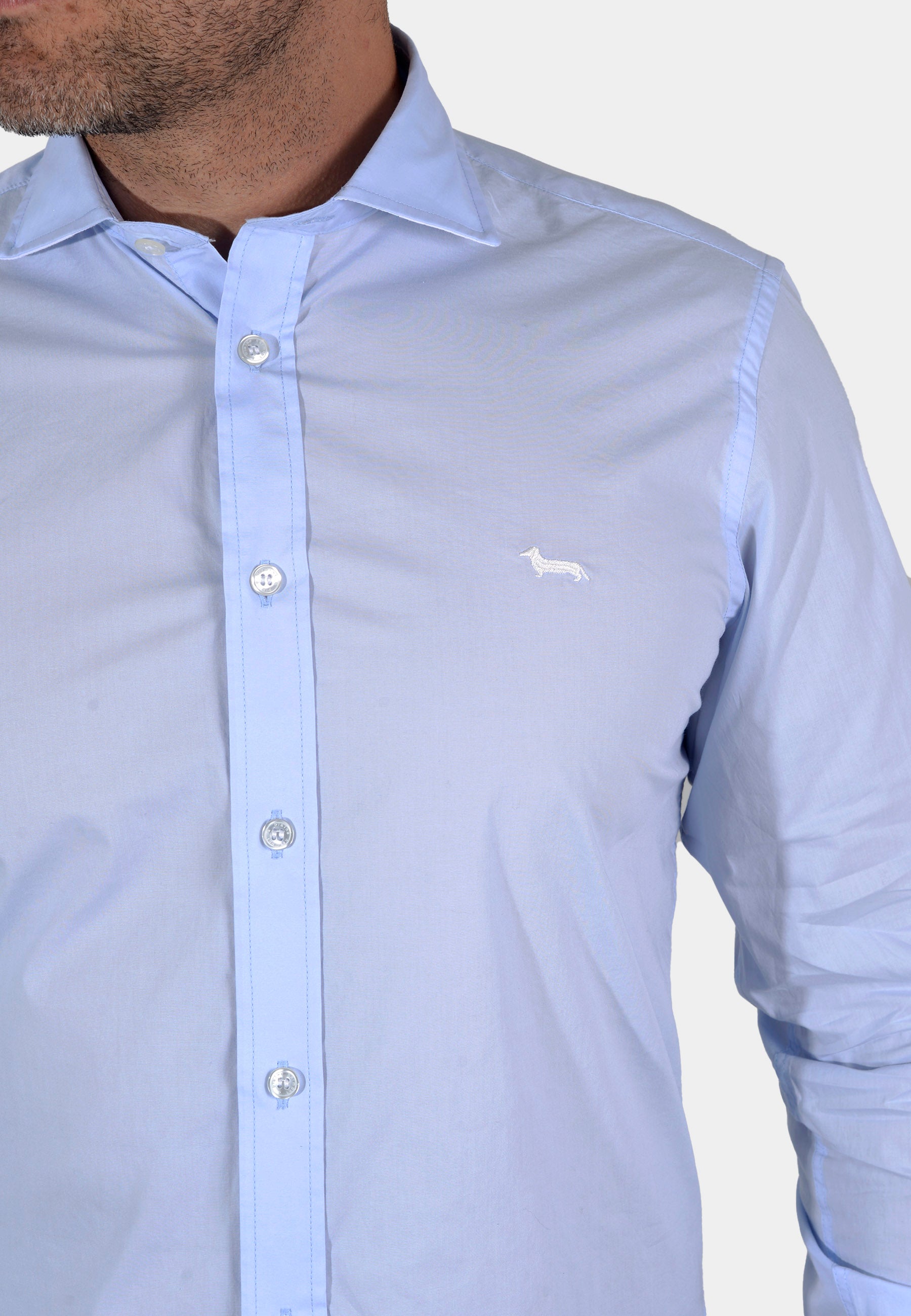 Camisa Hombre Celeste H&B