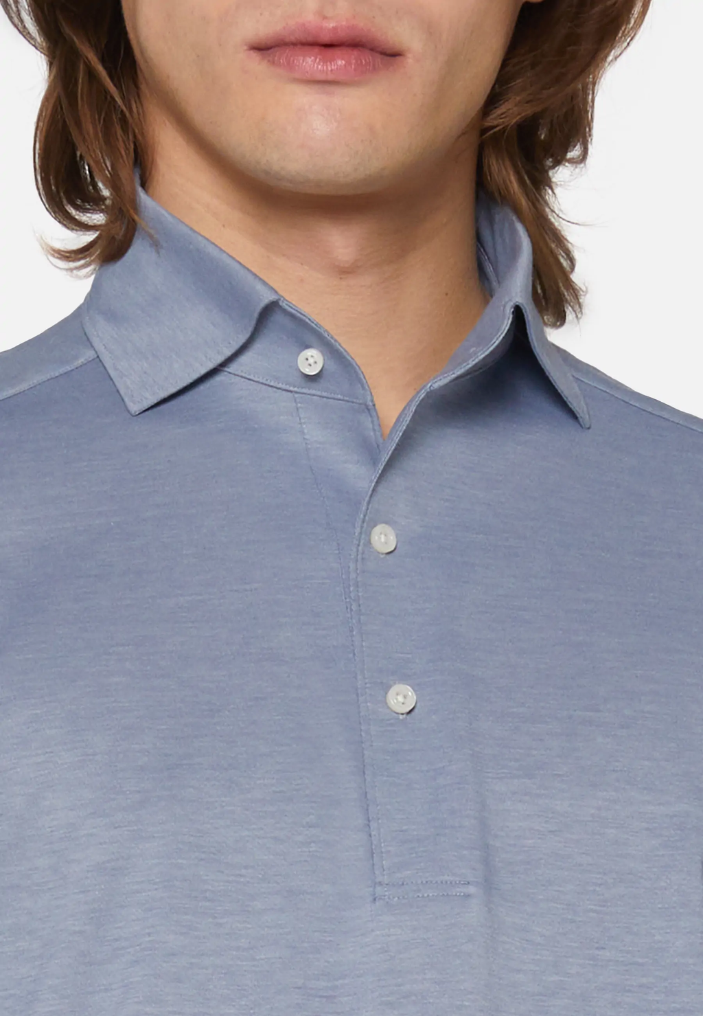 CAMISETA POLO BOGGI AZUL ALG + POLI (24P026304)