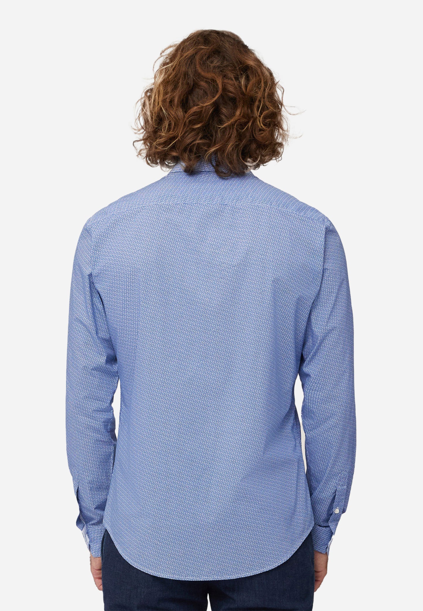 CAMISA HARMOT&BLAINE AZUL ALGOD (CNL026012819I-801)