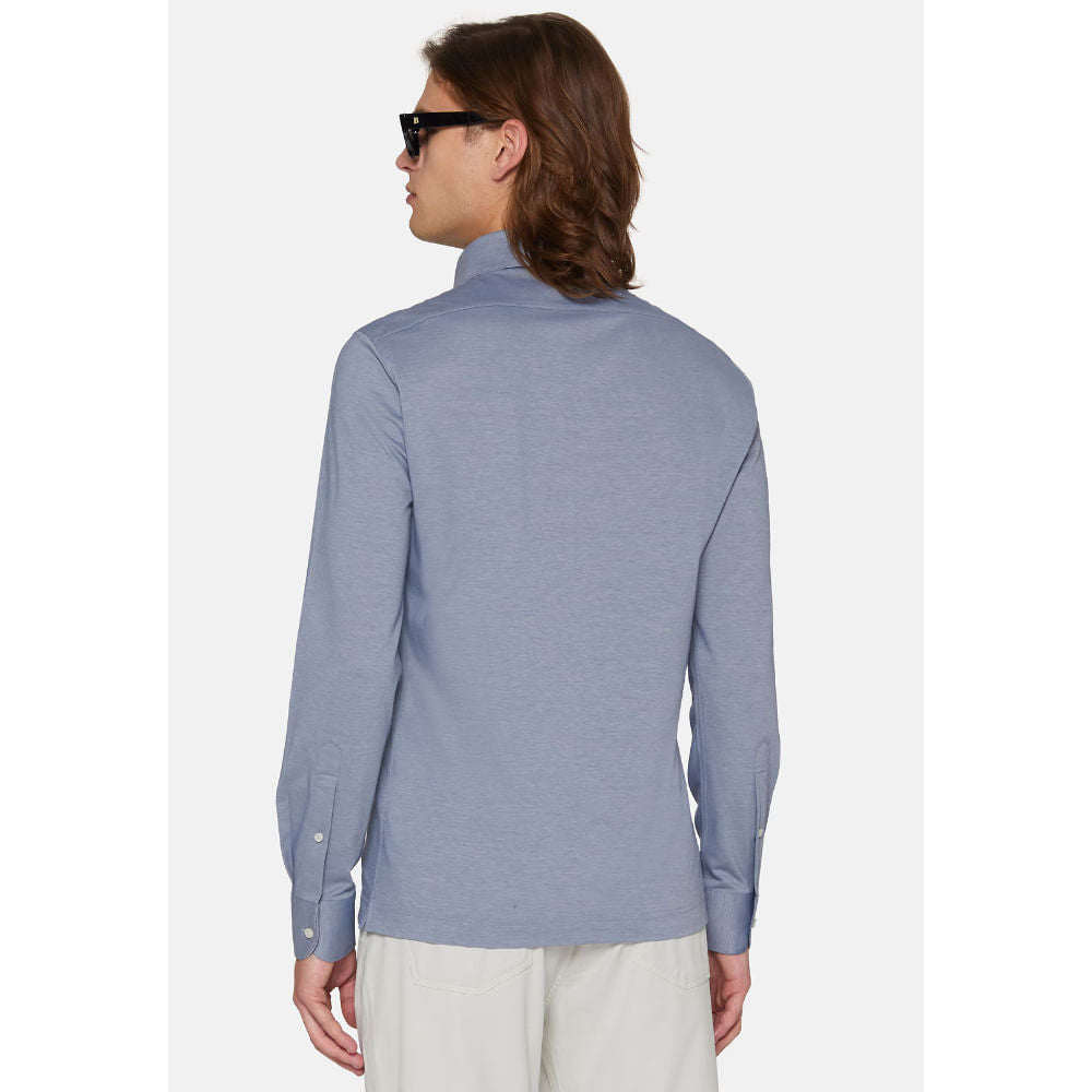 CAMISETA POLO BOGGI AZUL ALG + POLI (24P026304)