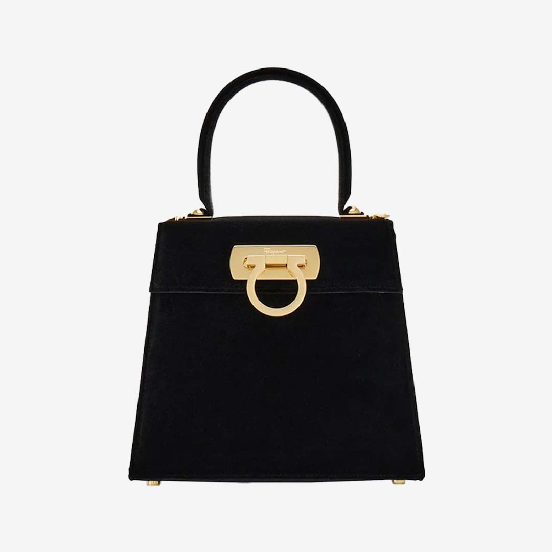 BOLSO FERRAGAMO DAMA NEGRO CUERO (749021-212193)
