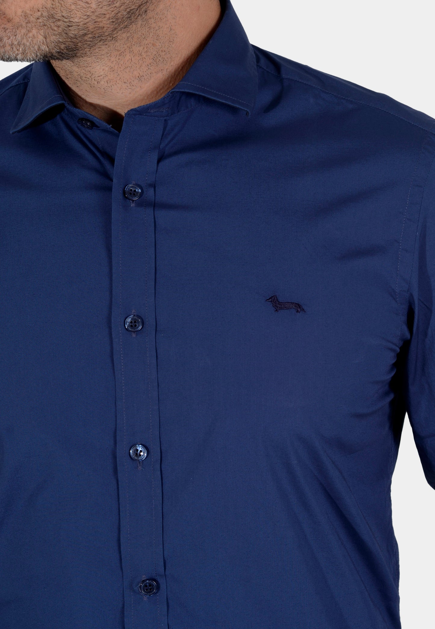 CAMISA HARMONT AZUL ALGOD (CNK011012523I-805)