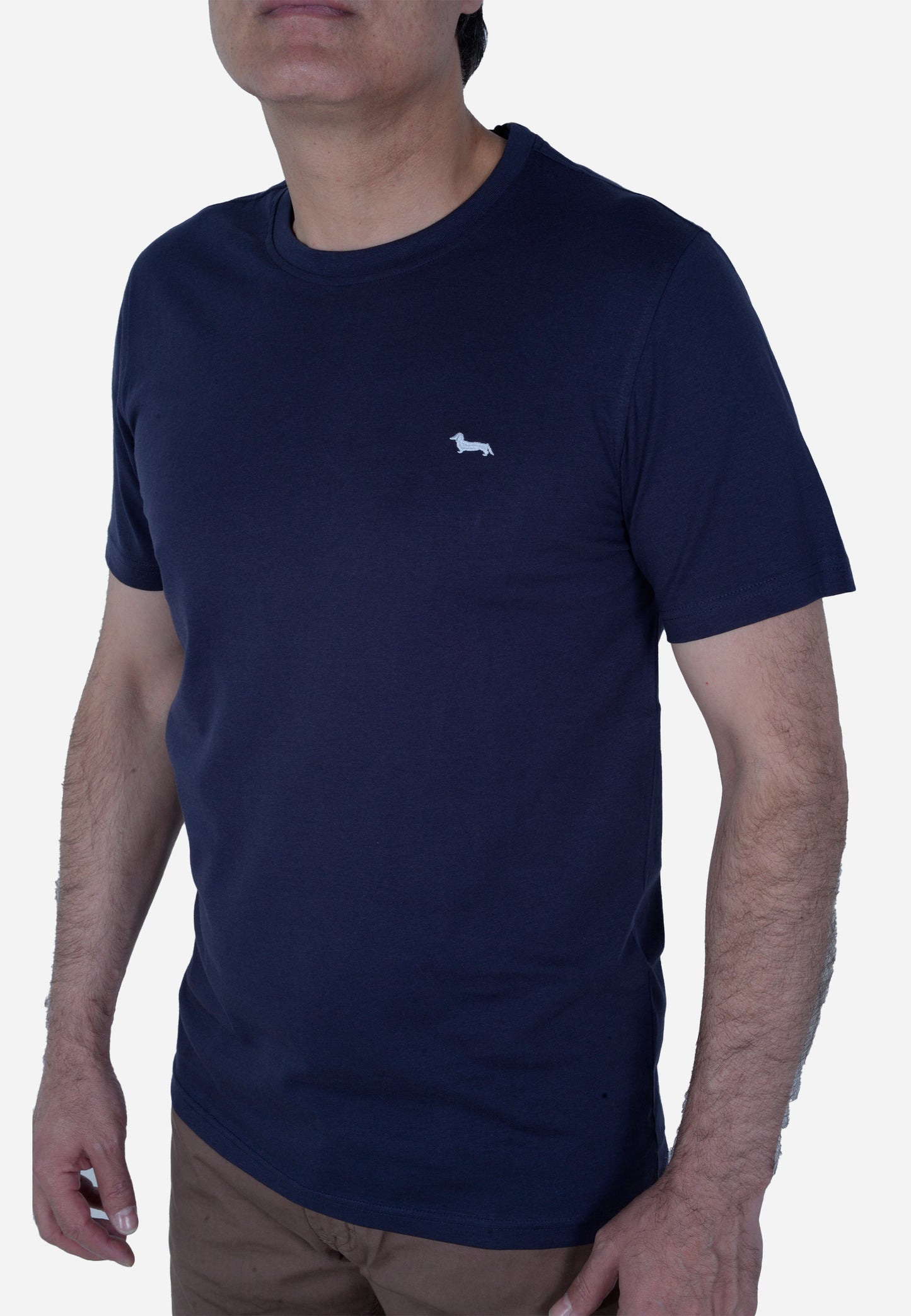 CAMISETA T-SHIRT HARMONT & BLAINE AZUL ALGODÓN (IN1001N21055-801)