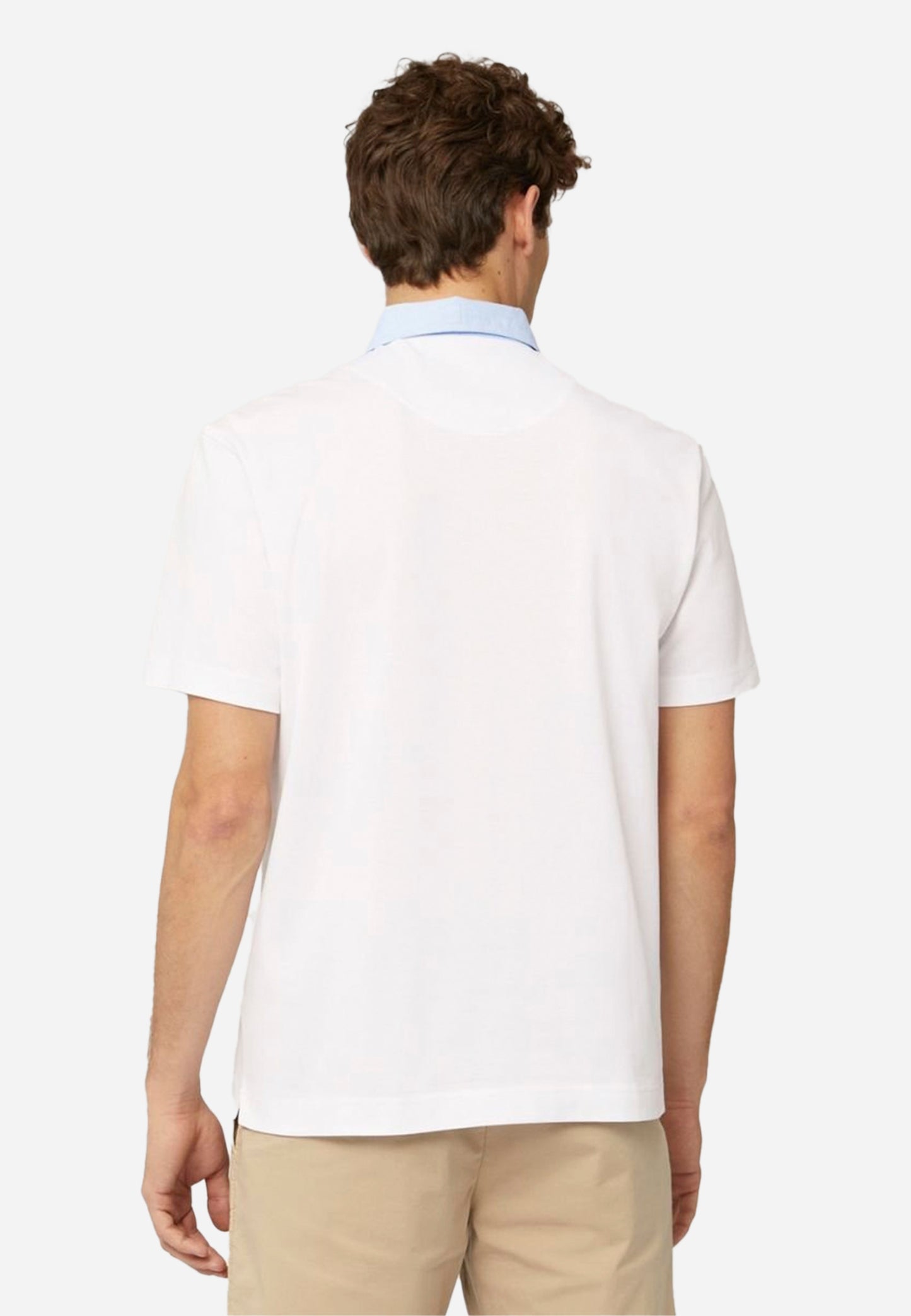 CAMISETA POLO HARMOT&BLAINE BLANCO ALGOD (LRL334021148-100)