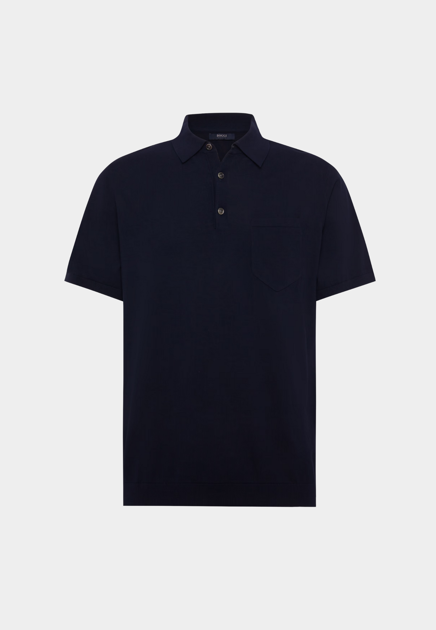 CAMISETA POLO BOGGI AZUL ALGODON