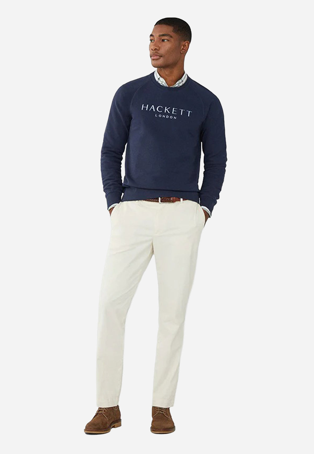 Sweater Azul Marino Logo H.L.