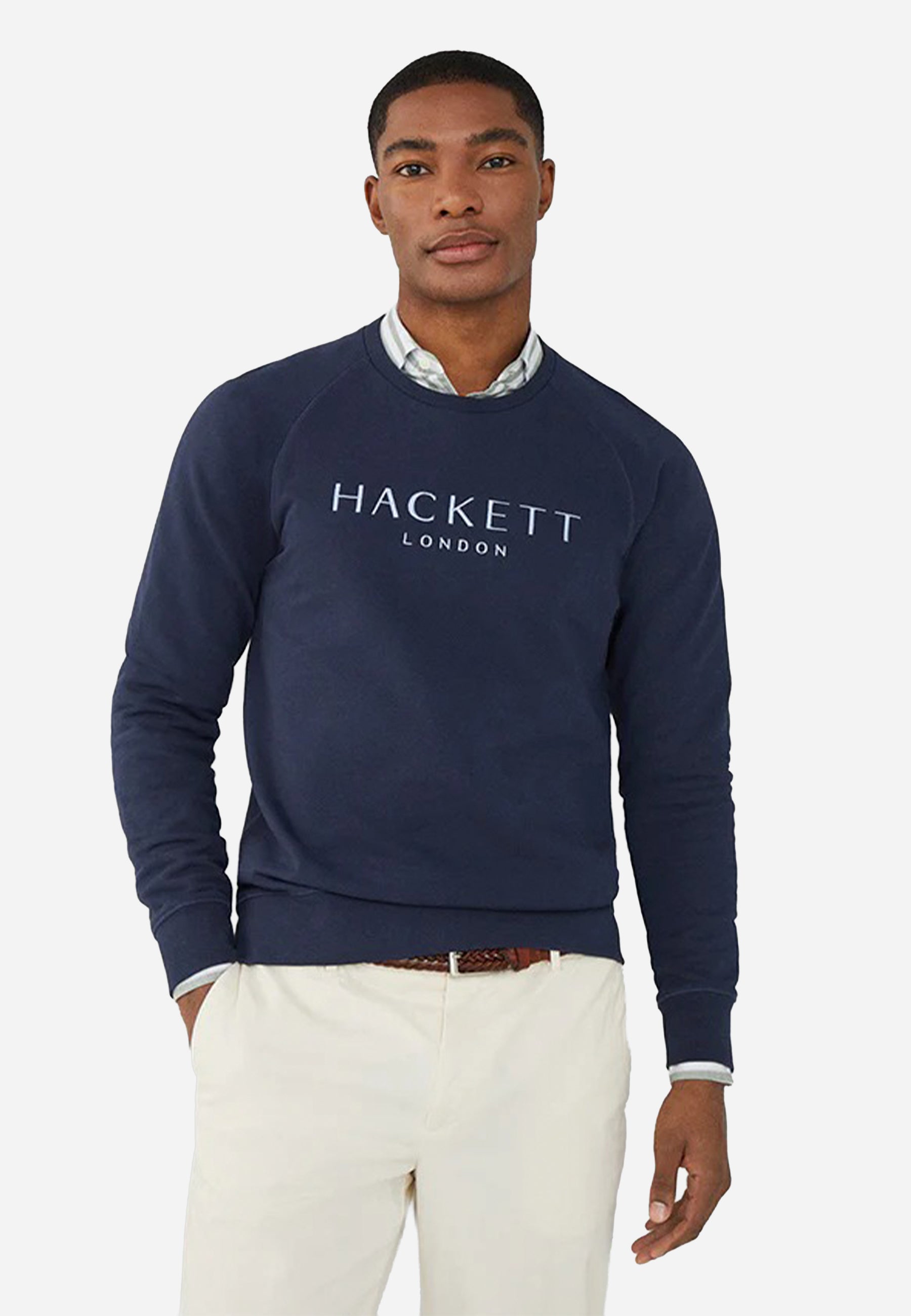 Sweater Azul Marino Logo H.L.