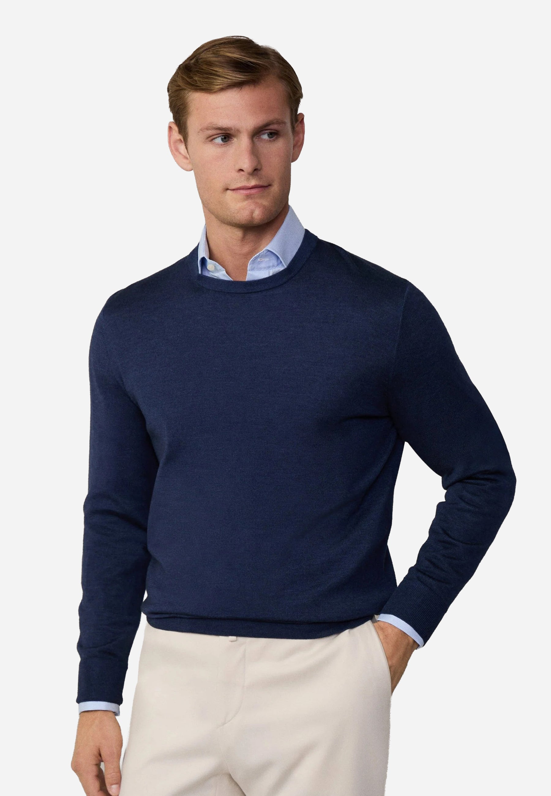 Sweater Lana Azul Marino H.L.