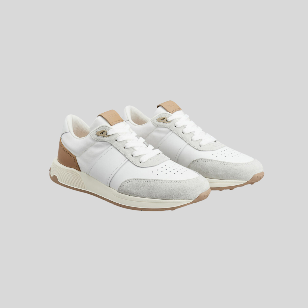 TENIS TOD'S CABALLERO BLANCO CUERO (XXM63K0GT80R08140G)