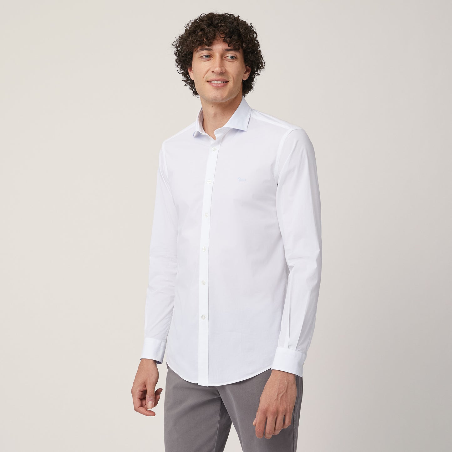 CAMISA SPORT HARMONT & BLAINE BLANCO ALGODON (CNM011012523I-100)