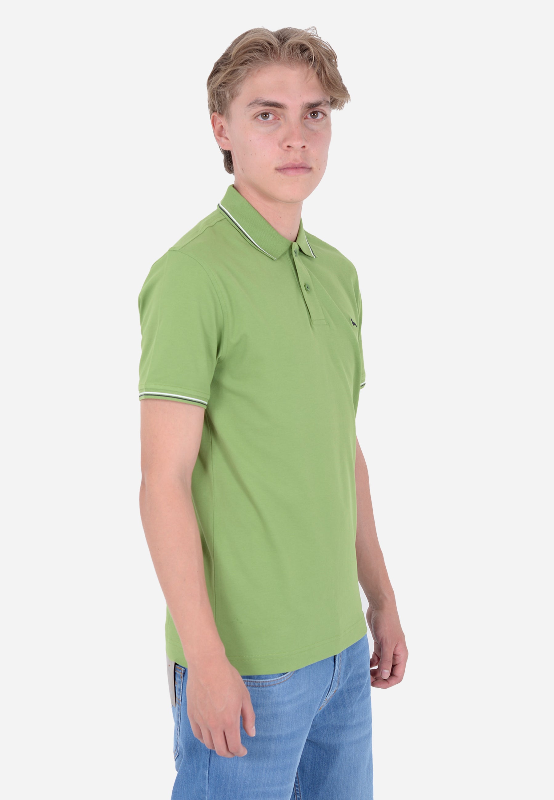 Camisa Polo Verde Pistacho Hombre H&B