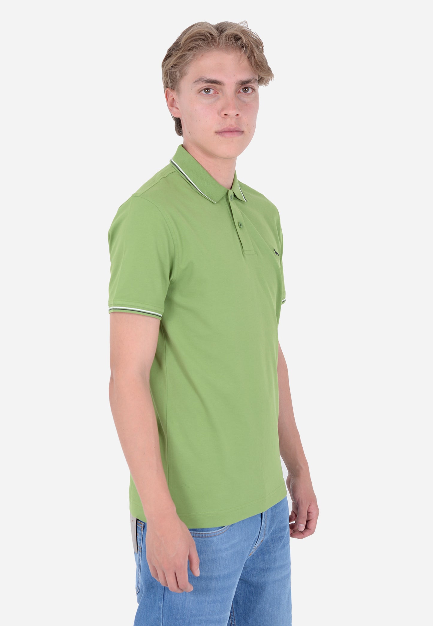 CAMISETA POLO HARMOT&BLAINE VERDE ALGOD (LNL032020862-600)