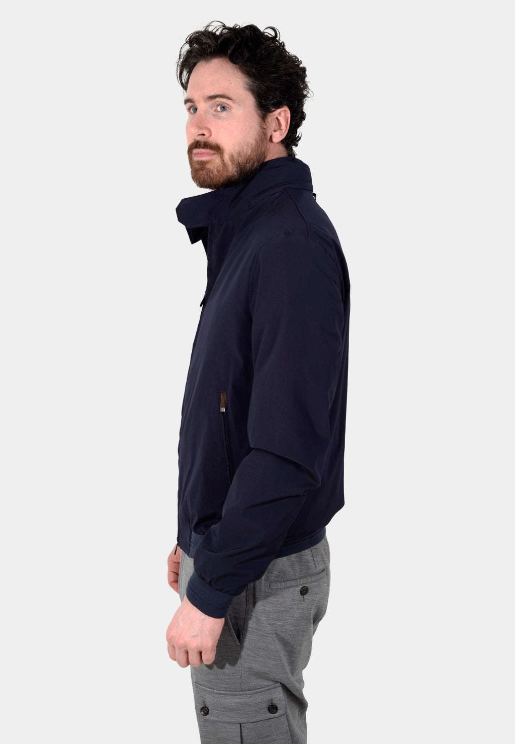 CHAQUETA CORNELIANI AZUL SEDA + POLO + ELAS (91L590-3114513-001)