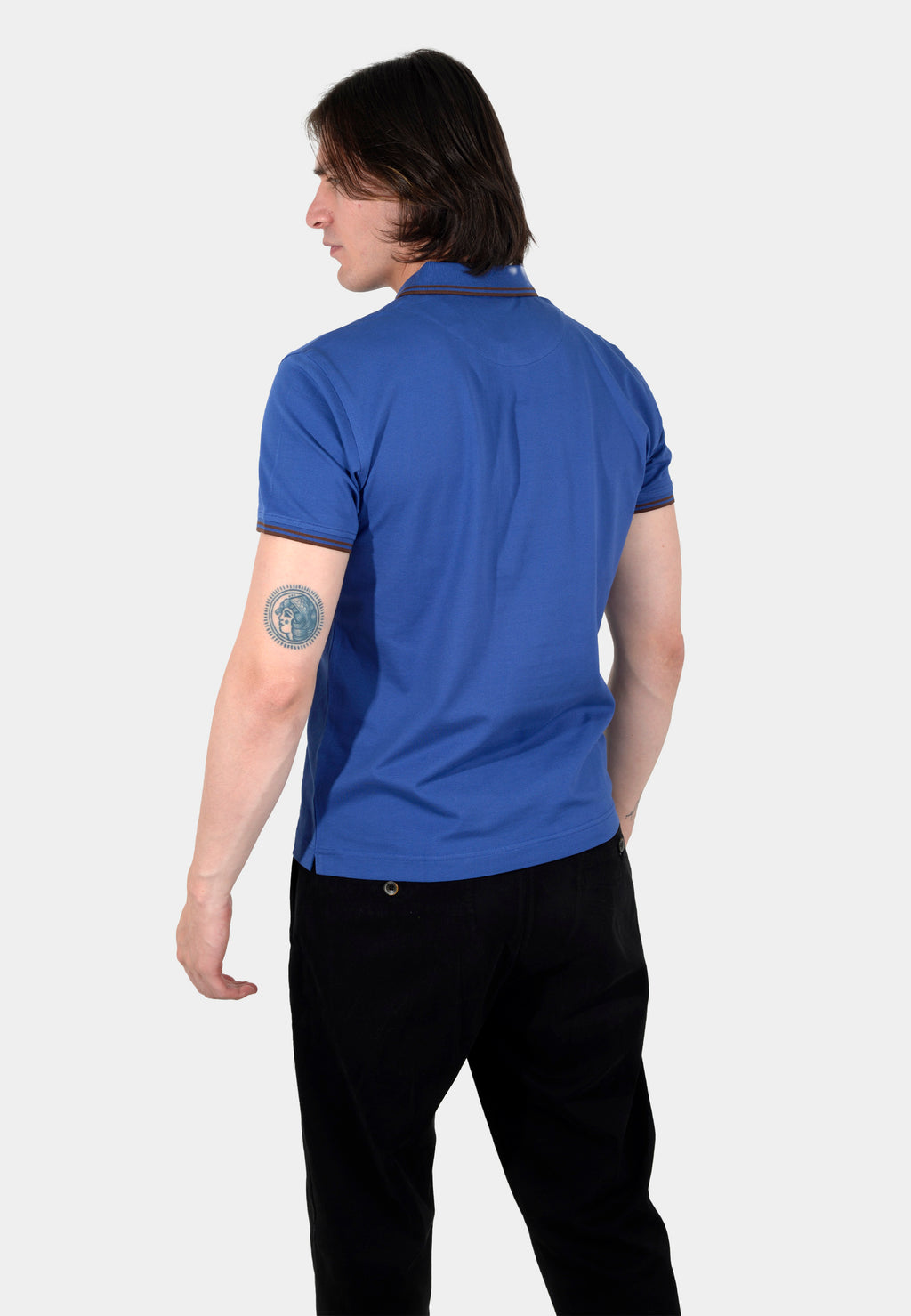 CAMISETA POLO HARMONT AZUL ALGOD (LNK010021148-805)