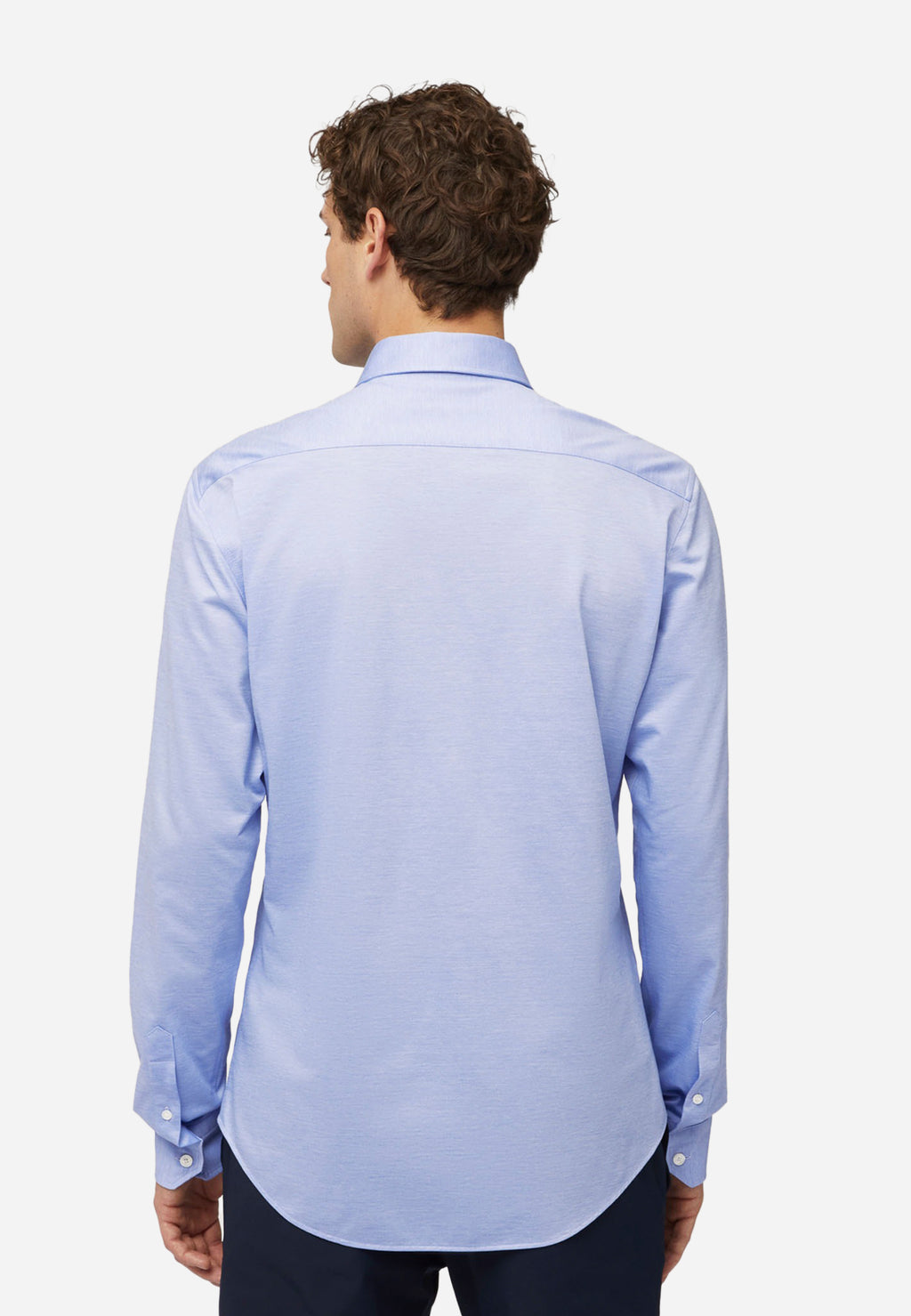 CAMISA HARMOT&BLAINE AZUL ALGOD (CNL001012802I-856)