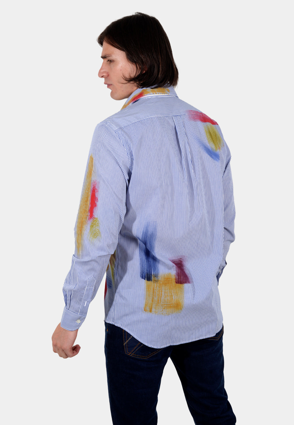CAMISA HARMONT AZUL ALGOD (CRK952012538I-805)