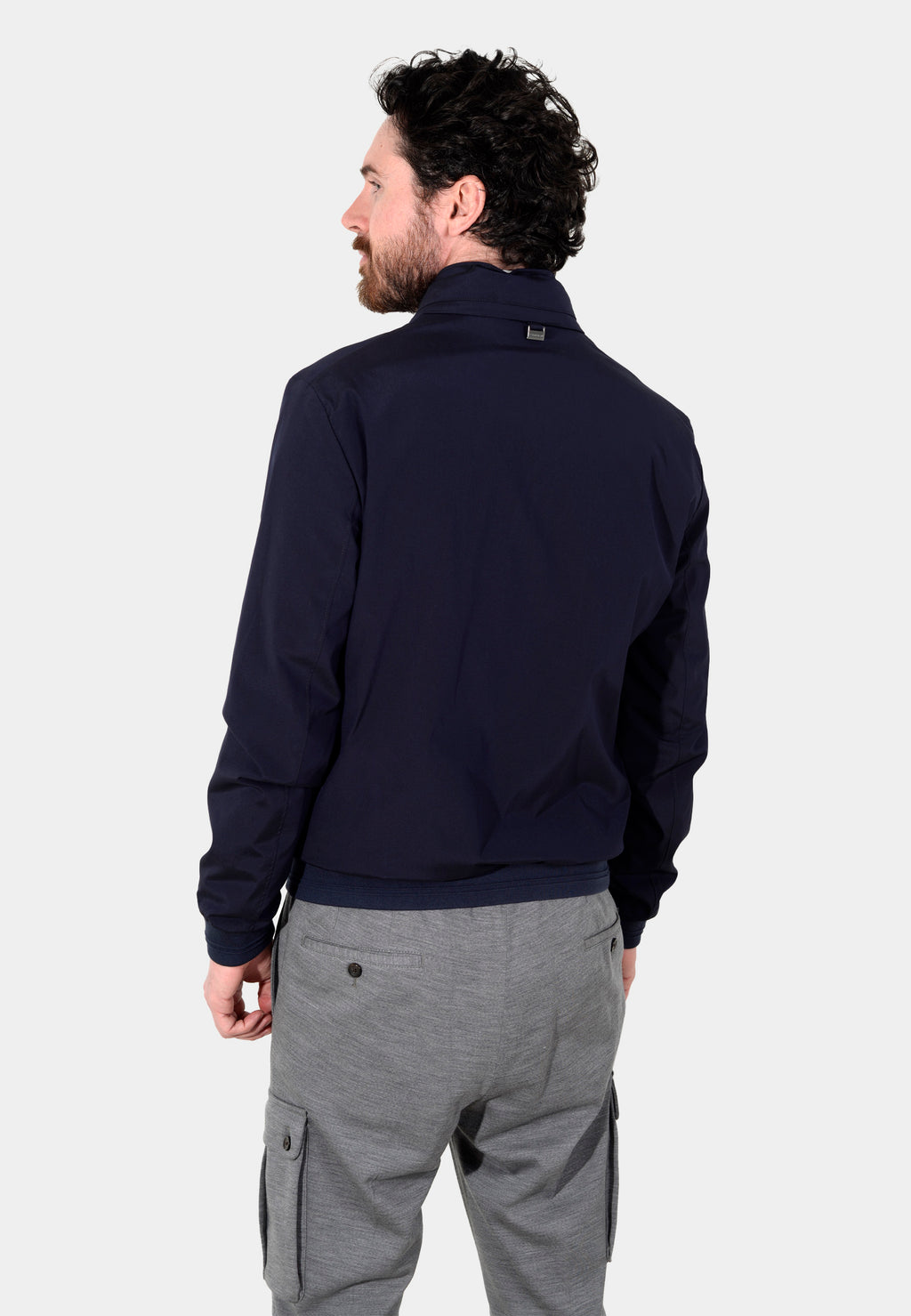 CHAQUETA CORNELIANI AZUL SEDA + POLO + ELAS (91L590-3114513-001)