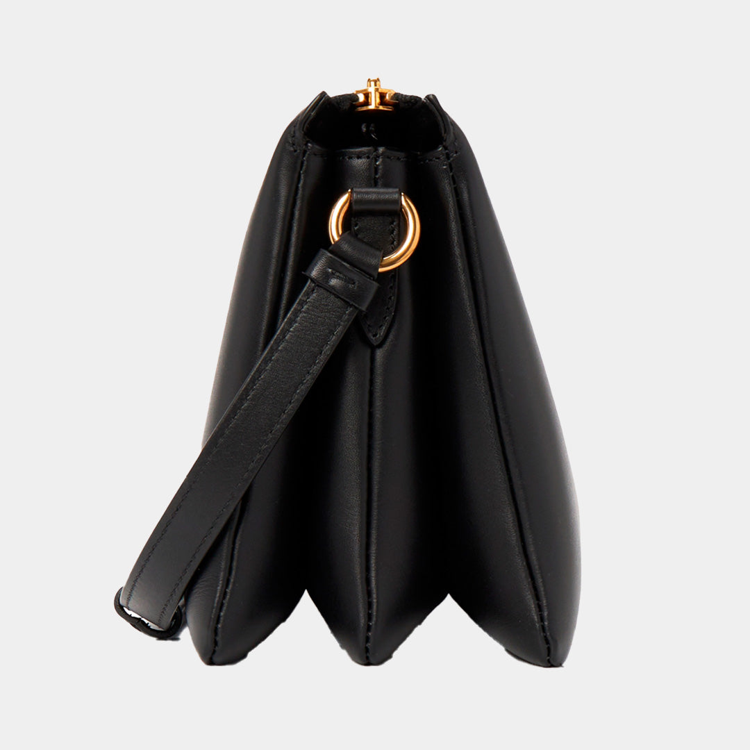 Bolso Dama Mini G.Cros en Cuero Negro S.F.