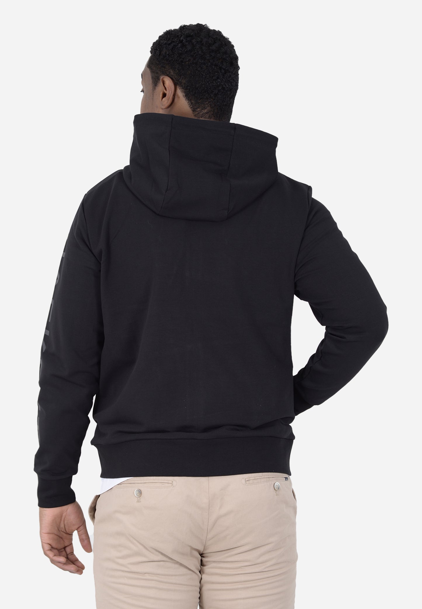 HOODIE HACKETT LONDON NEGRO GRIS ALG + ELAS (HM581104-9DU)