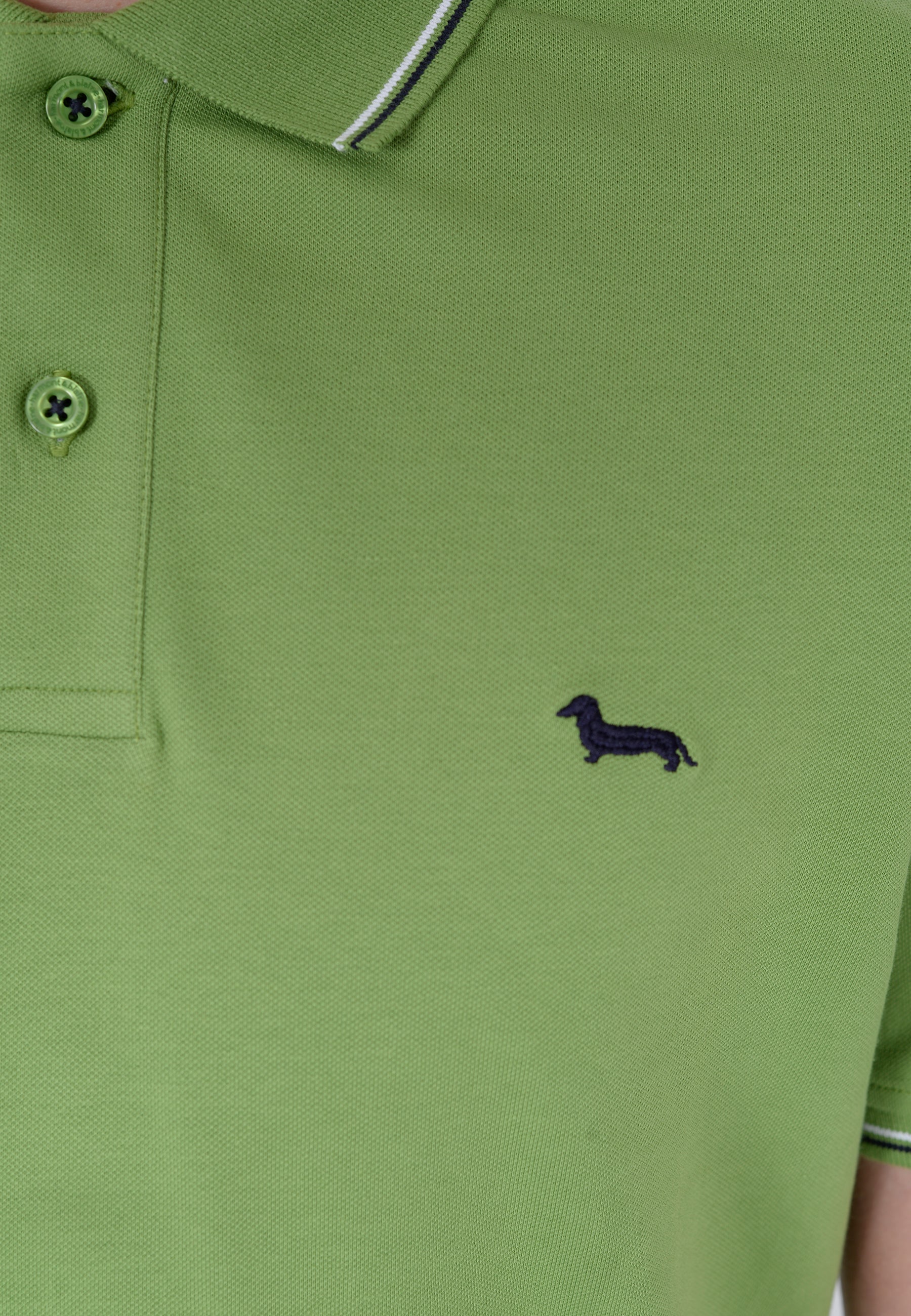 Camisa Polo Verde Pistacho Hombre H&B