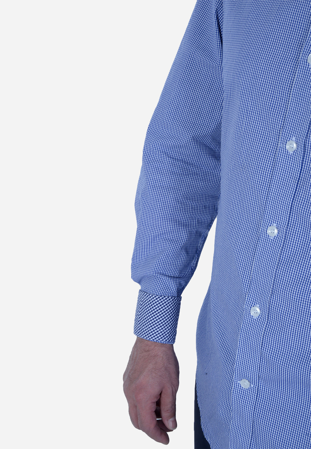 CAMISA HARMONT & BLAINE AZUL CUADROS ALGODÓN (CNL012011464I-801)