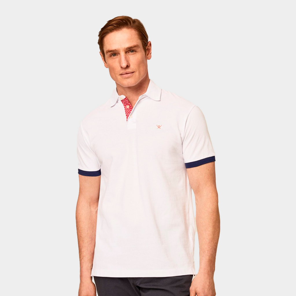Camiseta Polo Blanca Hombre H.L.