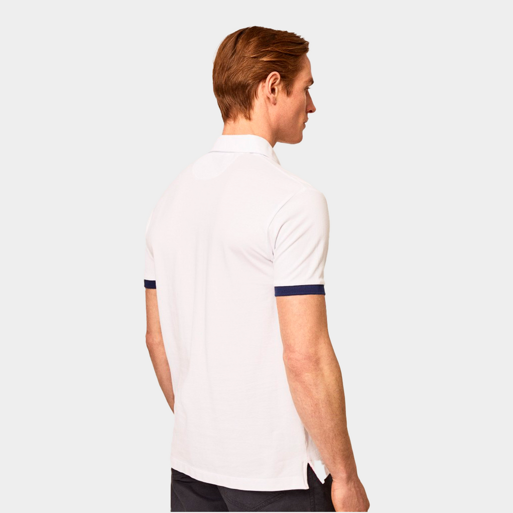 Camiseta Polo Blanca Hombre H.L.