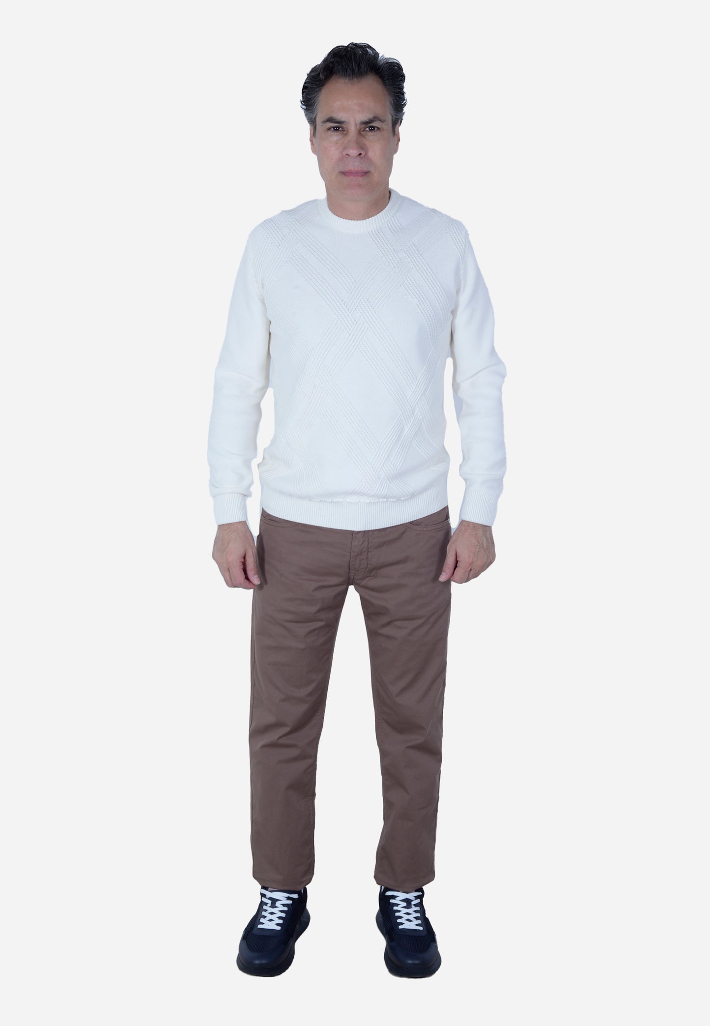 SWETER HARMONT & BLAINE BLANCO ALGODÓN (HRL621030763-101)