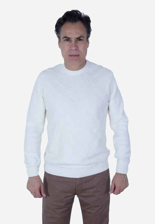 SWETER HARMONT & BLAINE BLANCO ALGODÓN (HRL621030763-101)