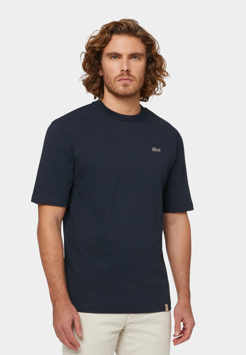 CAMISETA-TSHIRT BOGGI AZUL ALGODON