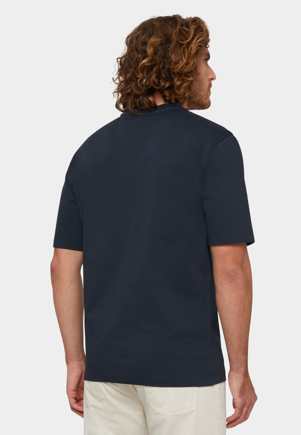 CAMISETA-TSHIRT BOGGI AZUL ALGODON