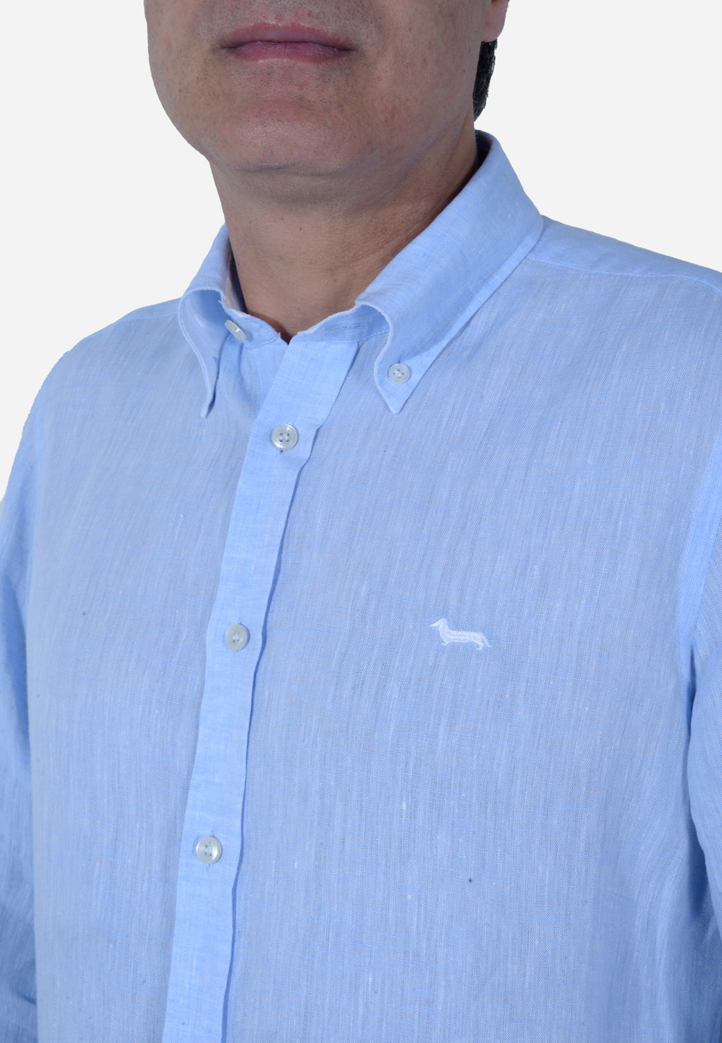 CAMISA HARMONT & BLAINE AZUL LINO (CRL014010883B-810)