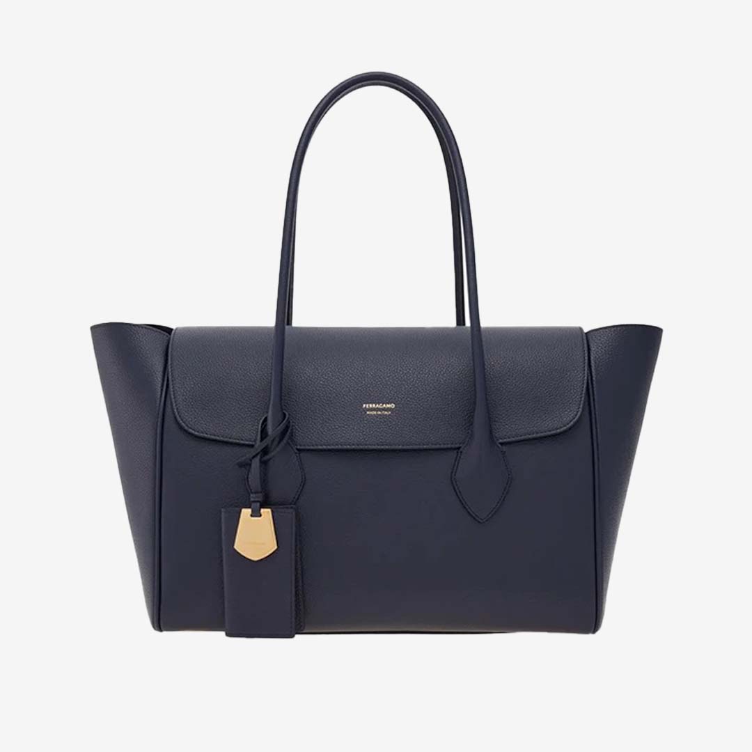 BOLSO FERRAGAMO DAMA AZUL CUERO (774697-218953)