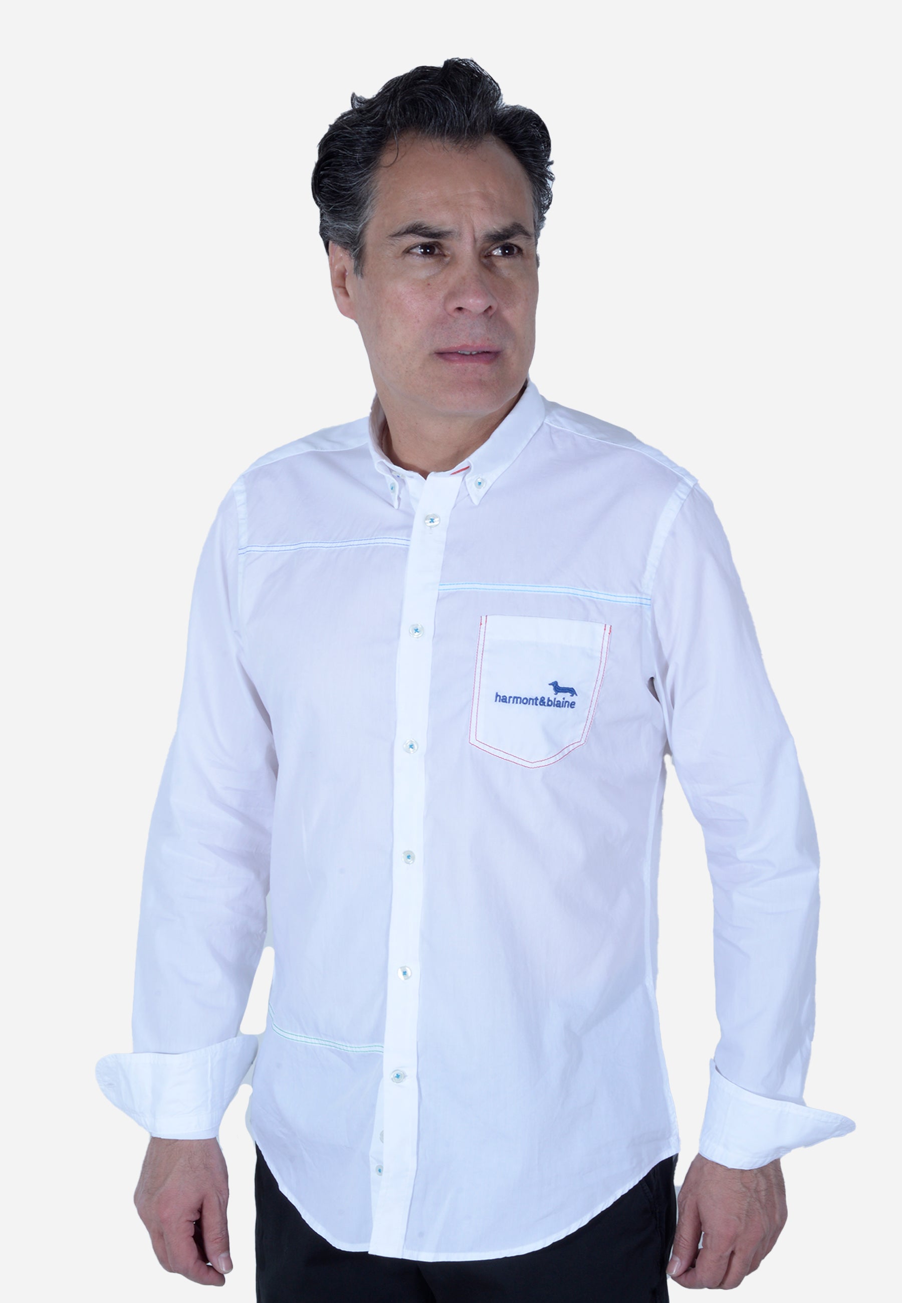 CAMISA HARMONT BLAINE BLANCO ALGODON CRL977011759M 100 Le Collezioni