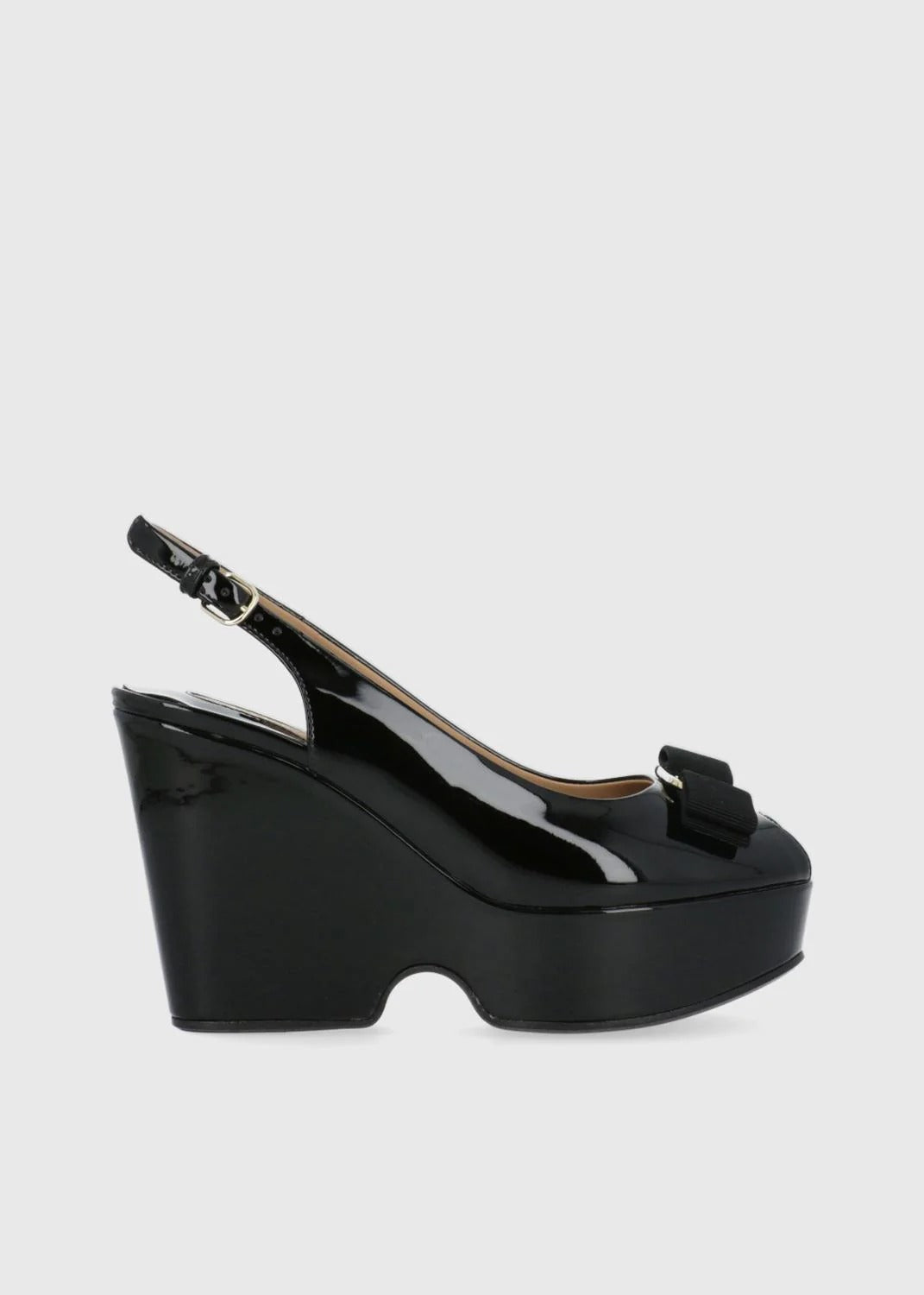 Zapato Dama Lally Platform Negro S.F.