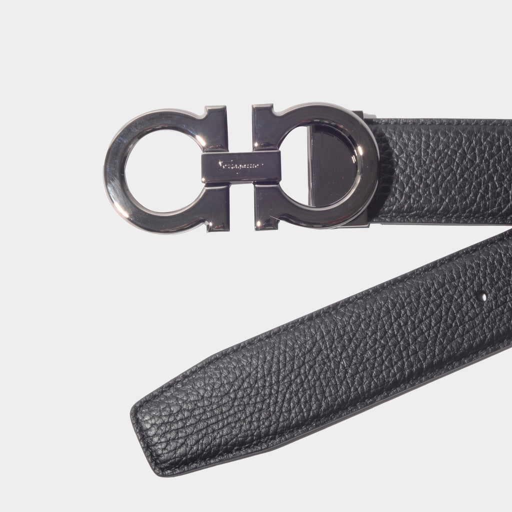 CINTURON FERRAGAMO AZUL/NEGRO PIE (687611-679710)