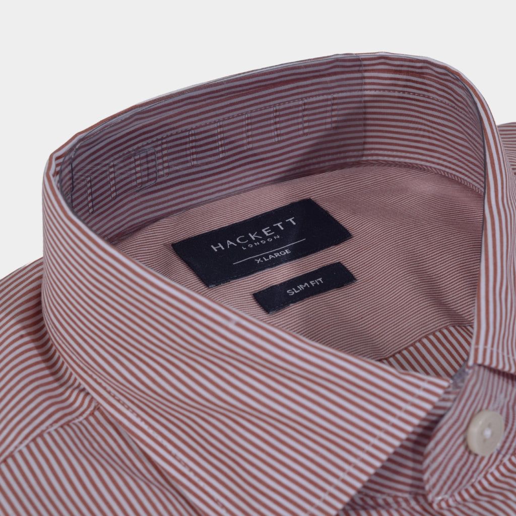 CAMISA HACKETT ROJO  RYS 100% COTTON