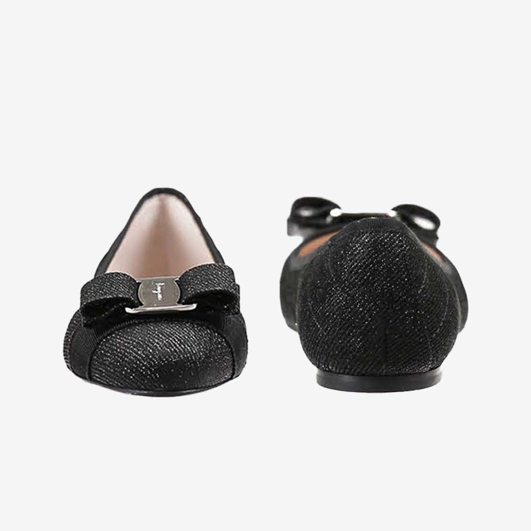 ZAPATO FERRAGAMO DAMA NEGRO (645468-VARINA Q)