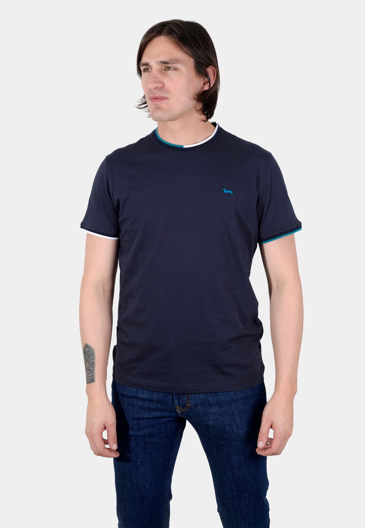 T-SHIRT HARMONT AZUL ALGOD (IRK218021223-801)