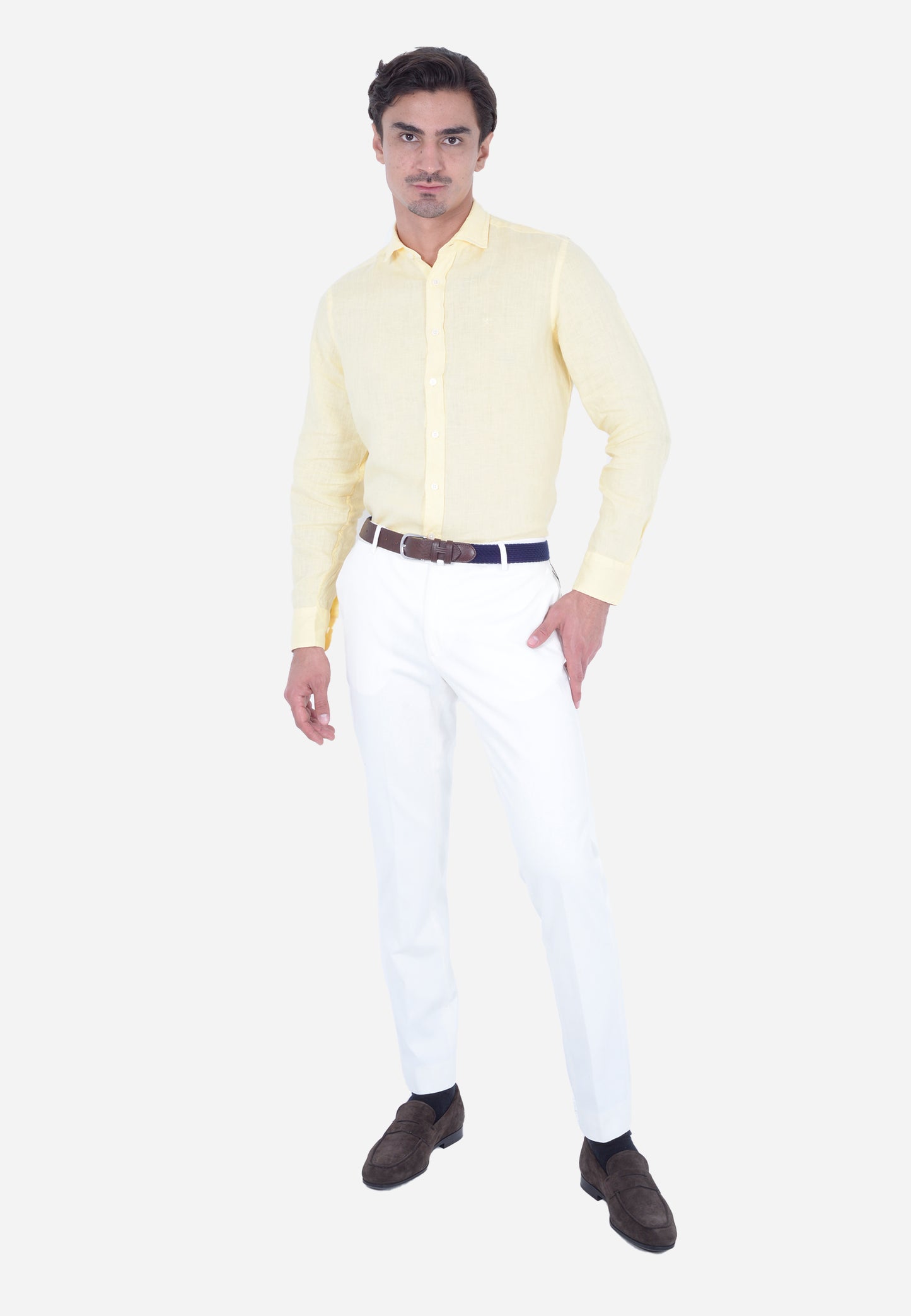 CAMISA SPORT HACKETT LONDON AMARILLO LINO (HM309744-043)