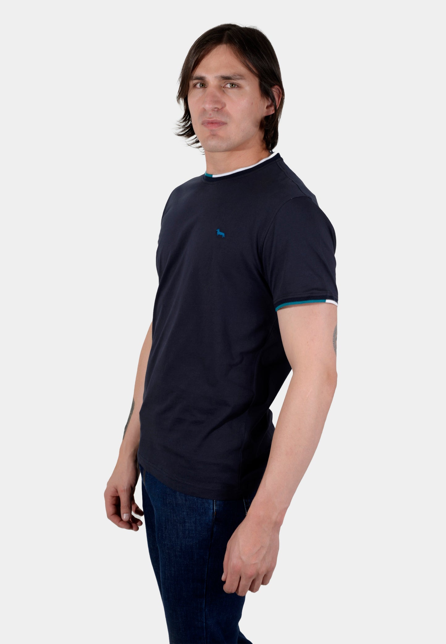 T-SHIRT HARMONT AZUL ALGOD (IRK218021223-801)